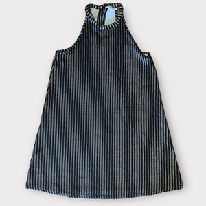 Zara dress A Line Black and White Stripe